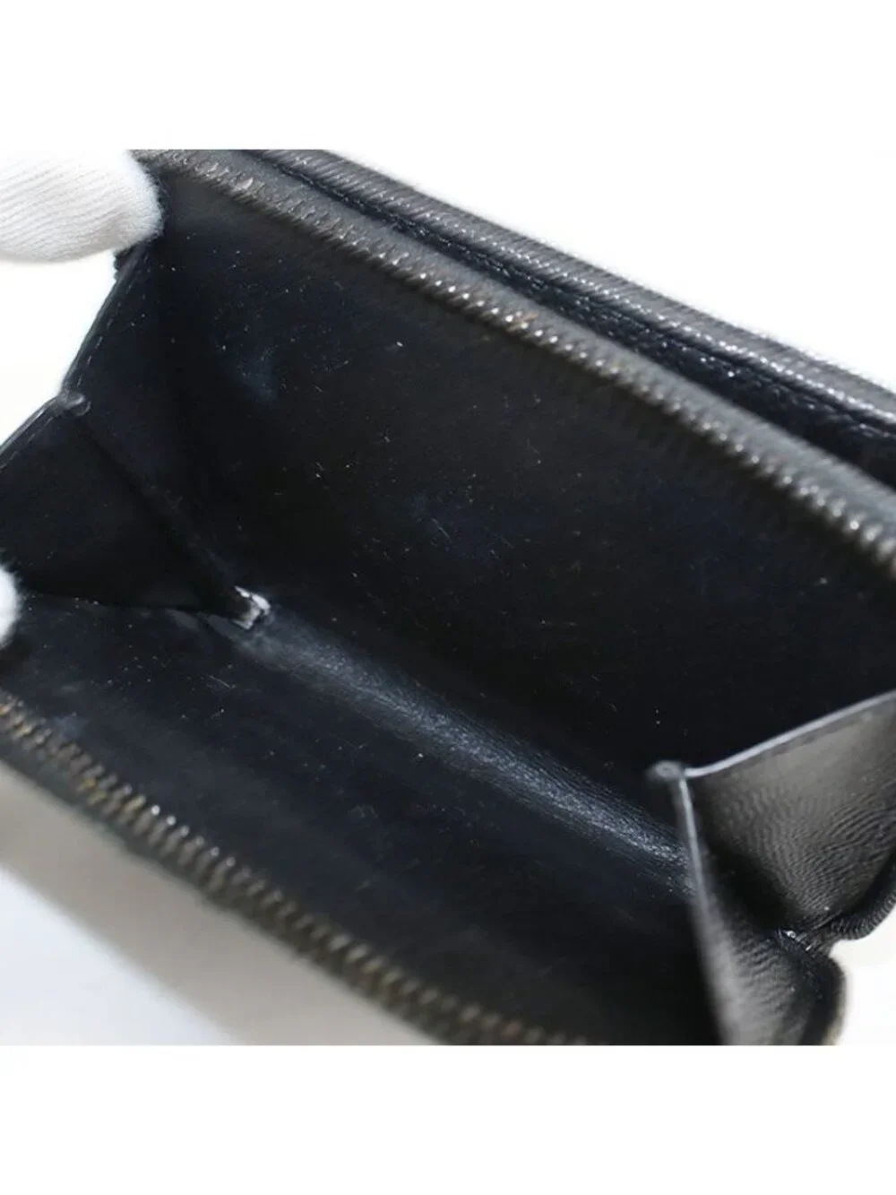 ★SOLD★ Saint Laurent Zip Around Wallet Monogram Compact Bifold Calf - Picture 5 of 10